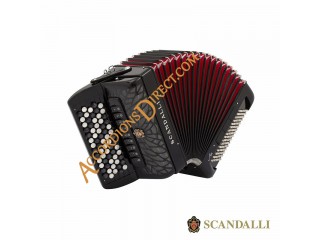 Scandalli Air Junior C Continental Chromatic C system accordion.  Midi expansion available.